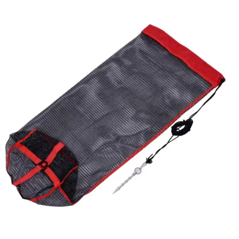 Collapsible Fishing Mesh Bag Thickening Live Fish Net w/Bundle Mouth For Fishing Net /Crayfish/Shrimp/Smelt/Eels Traps fishing