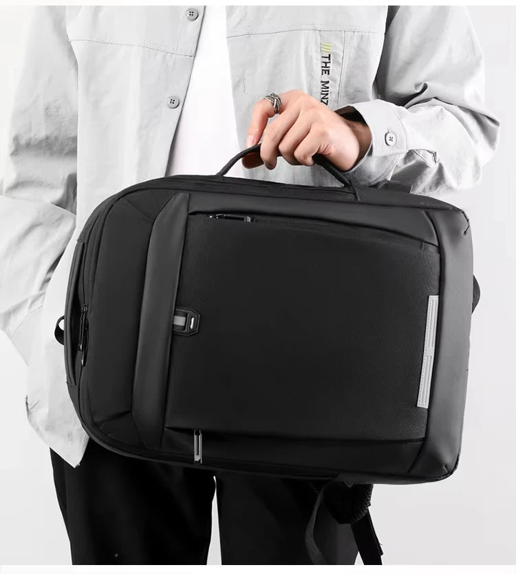 17 Inch Business Laptop Backpack Waterproof Notebook For Men School Book Bag Expandable Multifunction USB Charging Man Backpacks